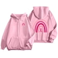 thumbnail image 3 of NinXxx Women's Winter Lined Hoodie Streetwear Sweatshirt Cold Weather Pink XXL, 3 of 7