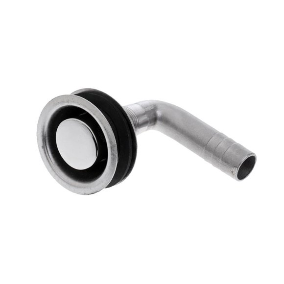 Respiradero de de material acero inoxidable Ventilación del de gas Montaje empotrado 90 degree Se la la adaptaciónción a manguera de 5/8 ''