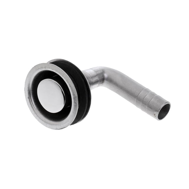 koolsoo Évent de Réservoir de Carburant Universel pour Bateau RV, Montage Affleurant en Acier Inoxydable 90 Degrés 316
