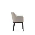thumbnail image 3 of Manhattan Comfort Gansevoort 19.5" Faux Leather Dining Armchair in Stone, 3 of 8