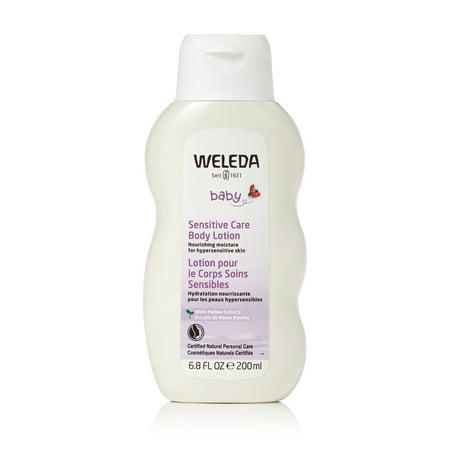 Weleda Baby Sensitive Body Lotion with White Mallow Extracts, 6.8 fl oz