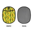 thumbnail image 2 of Pofeuu Corn 1 Print Silicone Pot Mat Mitten With Hanging Loop Heat Resistant Oven Mitts Non-Slip Bbq Baking Smoking Potholders, 2 of 7
