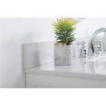 thumbnail image 4 of 42 inch single bathroom vanity in white with backsplash, 4 of 8