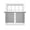 Grey, variant on White Geometric Sheer Curtains 96 Inch Length 2 Panels Set Window Treatments, Modern Minimalism Black Striped Lines Rod Pocket Semi Curtains for Living Room/Bedroom/Kitchen Décor, 104"W x 96"L