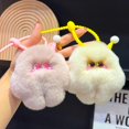 thumbnail image 4 of Cute Imitation otter Rabbit Hair Ice Cream Clumsy Pendant Car Key Chain Bag Accessories Gift, 4 of 6