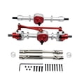 thumbnail image 5 of Dualoai 1/12 RC Front Rear Axle Assembly RC Car Accessory for MN78 MN82 RC Car Model red, 5 of 9