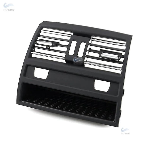 LHD For BMW 5 Series F10 F18 Front Row Wind Center Left Right Air Conditioner Vent Outlet Panel Chrome Plate Panel Frame Trim~9270