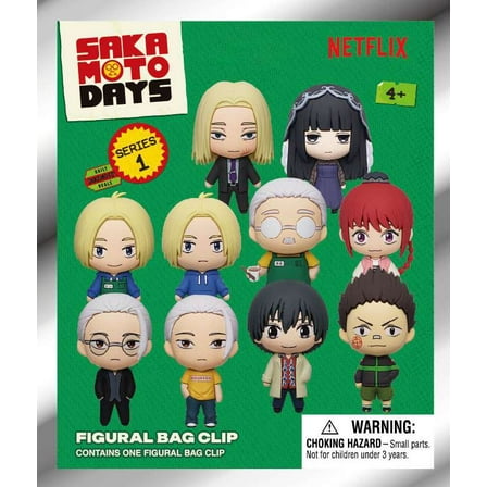 3D Figural Bag Clip Sakamoto Series 1 Mystery Pack (1 RANDOM Figure)