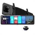 thumbnail image 4 of 12 Inch Car Mirror 8.1 Dvr Dash Camera 1080P Dual Camera GPS Navigation ADAS Remote Car Video Surveillance ,Clear Images, 4 of 7