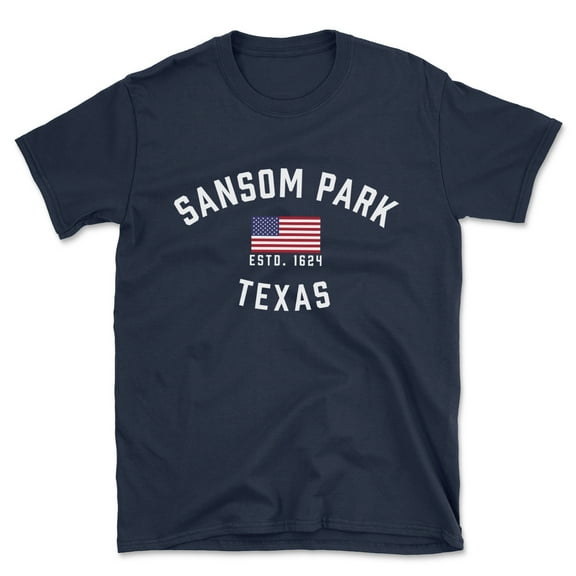 Sansom Park Texas Patriot Men's Cotton T-Shirt
