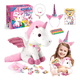 thumbnail image 1 of 21pcs Juguete De Peluches Unicornio+collar,regalo Para Niñas Xtellar blanco, 1 of 4