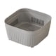 thumbnail image 1 of Cesta de drenaje de plástico para cocina, apta para alimentos, para lavar frutas y verduras, colador, pequeño contenedor de almacenamiento para fregadero, organizador de encimera para lavar, enjuagar, 1 of 6