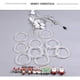 thumbnail image 4 of 3m 5v 10 Led Luces de cadena redondas con pilas Luces de cadena de hadas Decoración para dormitorio Patio Fiesta interior y exterior Boda Árbol de Navidad Ley de jardín, 4 of 5