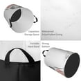 thumbnail image 5 of YFYANG Waterproof Laundry Hamper, Ladies Line Art Pattern Laundry Basket Oxford Fabric with Handle Foldable, M, 5 of 8