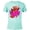 Celadon Snow Heather, variant on Disney and Pixar’s Turning Red RPG Cute Panda - Short Sleeve Blended T-Shirt for Adults - Customized-Black