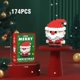 thumbnail image 1 of Regalos de Navidad, serie de microbloques de construcción, rompecabezas de renos de Papá Noel, ensamblaje de ladrillos, decoración de mesa, juguetes para niños, 1 of 5
