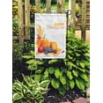 thumbnail image 2 of LADDKE Orange Corner Happy Thanksgiving Composition on White Red Farm Harvest Garden Flag Decorative Flag House Banner 12x18 inch, 2 of 2
