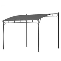 10x10 Outdoor Pergola Gazebo, Metal Frame Sun Shade Shelter for Patio, Deck, Backyard - Gray