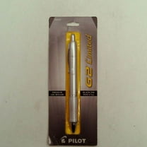 Pilot 31541 G2 Silver Barrel Fine Retractable Rollerball Gel Pen