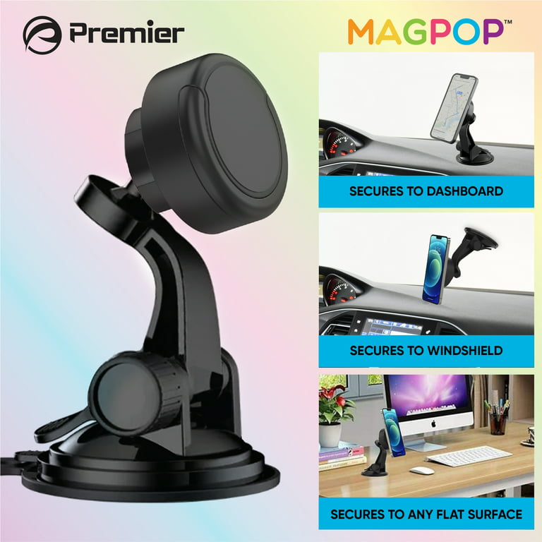 Premier Magpop Magnetic & Pop Out Grip Stick on & Vent Mount - Each