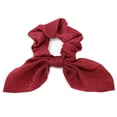 thumbnail image 4 of MSJUHEG Satin Scrunchies,Pearl Hair Tie,Hair Scarf Scrunchies,Pearl Bows,Long Bow,Scrunchie 1pc Holder Ties Hair Ponytail Bunny Satin Hair Ear for Headband A One Size, 4 of 5