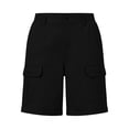 thumbnail image 6 of Yievot Men's Cargo Shorts Elastic Back Waist Knee Length Outdoor Hiking Casual Shorts with Multi Pockets, 6 of 6