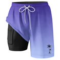 thumbnail image 5 of FUZHIQ Men's Funny Swim Trunks with Compression Liner 2 in 1 Quick-Dry 7" Stretch Shorts with Pockets,XXXXXL, 5 of 5