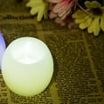 thumbnail image 4 of 2pcs Flickering Battery Operated Simulation Candle Flameless LED Tea Light Candlelit For Seasonal Festival Celebration, 4 of 8
