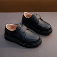 thumbnail image 1 of Zapatos de cuero para niños de primavera y otoño, zapatos negros de moda con suela suave, zapatos de rendimiento para niños, zapatos casuales para niñas, 1 of 6