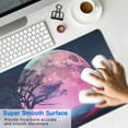 thumbnail image 2 of Beautiful Night Sky Moon and Tree Gaming Mouse Mat,Rectangle XX Large Non-Slip Rubber Gaming Mouse Pad with Stitched Edges, Office Mouse Pad for Women Men Kids, 31.5x15.7, 2 of 7