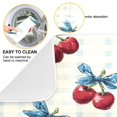 thumbnail image 2 of Dish Drying Mat Kitchen Pad Large Counter Absorbent Dish Mats Drainer Cherries and Bows, 2 of 8