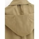 thumbnail image 4 of Chaqueta cortavientos caqui con capucha para mujer, abrigo holgado de gran tamaño, abrigo grueso de una sola botonadura, ropa de calle, Otoño e Invierno, 4 of 5