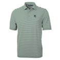 thumbnail image 2 of Men's Cutter & Buck Green Portland State Vikings Throwback Logo Virtue Eco Pique Stripe Recycled Polo, 2 of 3