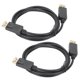 thumbnail image 3 of 2 uds DisplayPort línea de conexión DP a DP Cable 1,8 M DP Cable adaptador macho a macho, 3 of 8