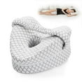 thumbnail image 2 of Heart Shaped Orthopedic Sleeping Pillow For Legs Wedge Cushion With Knee Support Sciatica Pads Body Cushion, 2 of 5