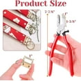 thumbnail image 4 of Key Fob Hardware. 50pcs 1 Inch Lanyard Keychain Hardware With Key Fob Pliers Tool For Keychain, 4 of 5