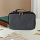 thumbnail image 1 of Organizador de Gafas Bolsa para Lentes Multifuncional Estuche con Asas Separadores Ajustables Protección Interior de Poliéster Adecuado para Colección Gris, 1 of 10