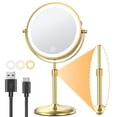 thumbnail image 1 of Espejo de maquillaje Gospire con 7 luces de aumento, 10X/1 x, recargable, 1 of 6