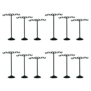 12Pcs Jewelry Holders Display Stand Ears t shape bar Hangers Necklace Storage Rack