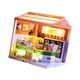 thumbnail image 4 of Kit de casa de muñecas en miniatura para armar, juguete educativo, exhibición, cubierta a prueba de polvo, coleccionables Tienda de conveniencia, 4 of 9