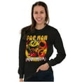 thumbnail image 4 of Airbrushed PACMAN Original Gamester Unisex Plus Size Long Sleeve Shirt Brisco Brands 2X, 4 of 5