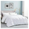 thumbnail image 2 of Goose Down Comforter California King Oversize 75oz 700 Fill Power - 100% Egyptian Cotton 600TC - White - 3D Baffle Box - All Season Duvet Insert, 2 of 8