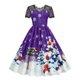 thumbnail image 3 of Vestido de encaje Retro de Navidad para mujer, disfraces de manga corta, Swing Vintage, vestidos de fiesta, ropa de Navidad, Cosplay, 50S, 60S, 3 of 5