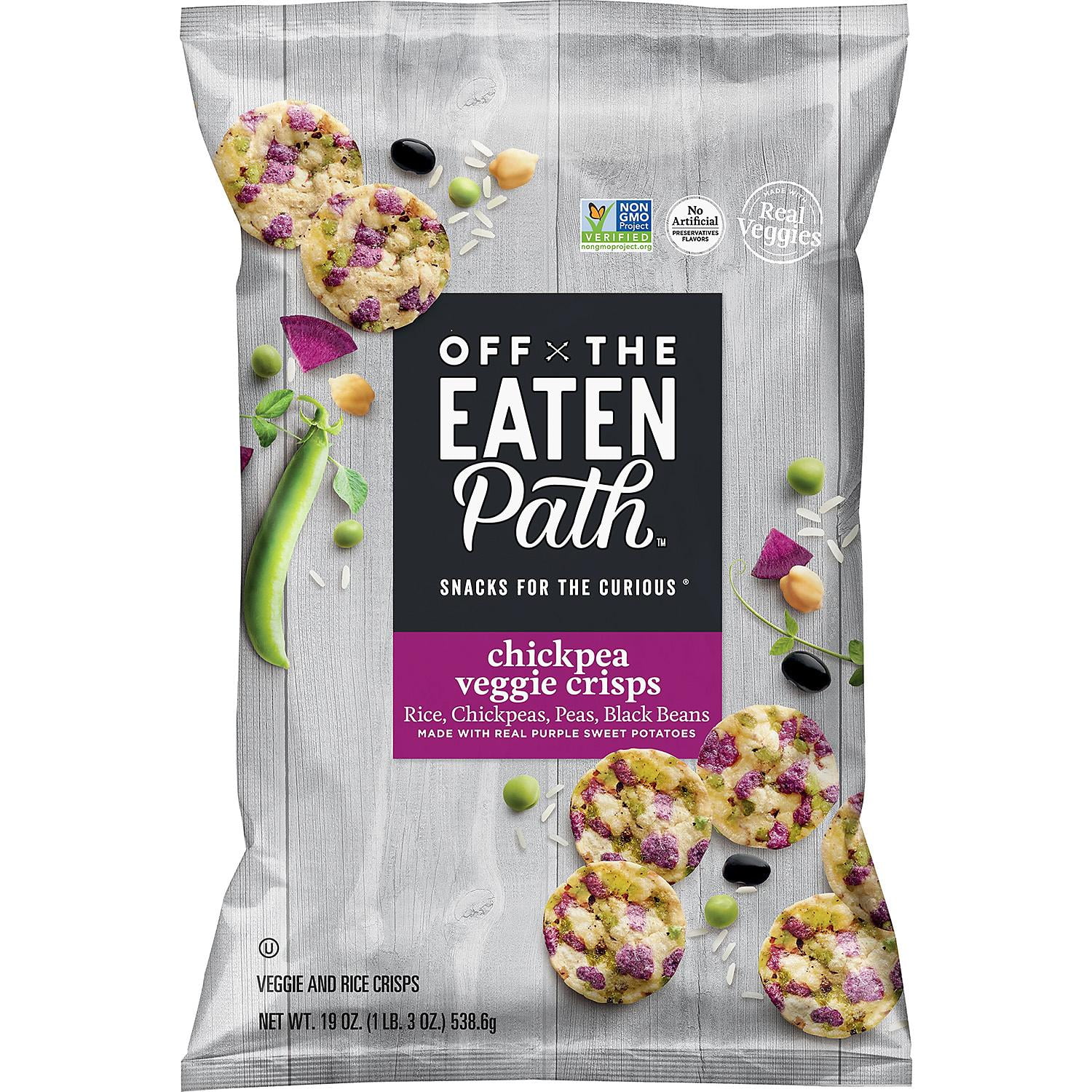 Off The Eaten Path Chickpea Veggie Crisps 19 oz