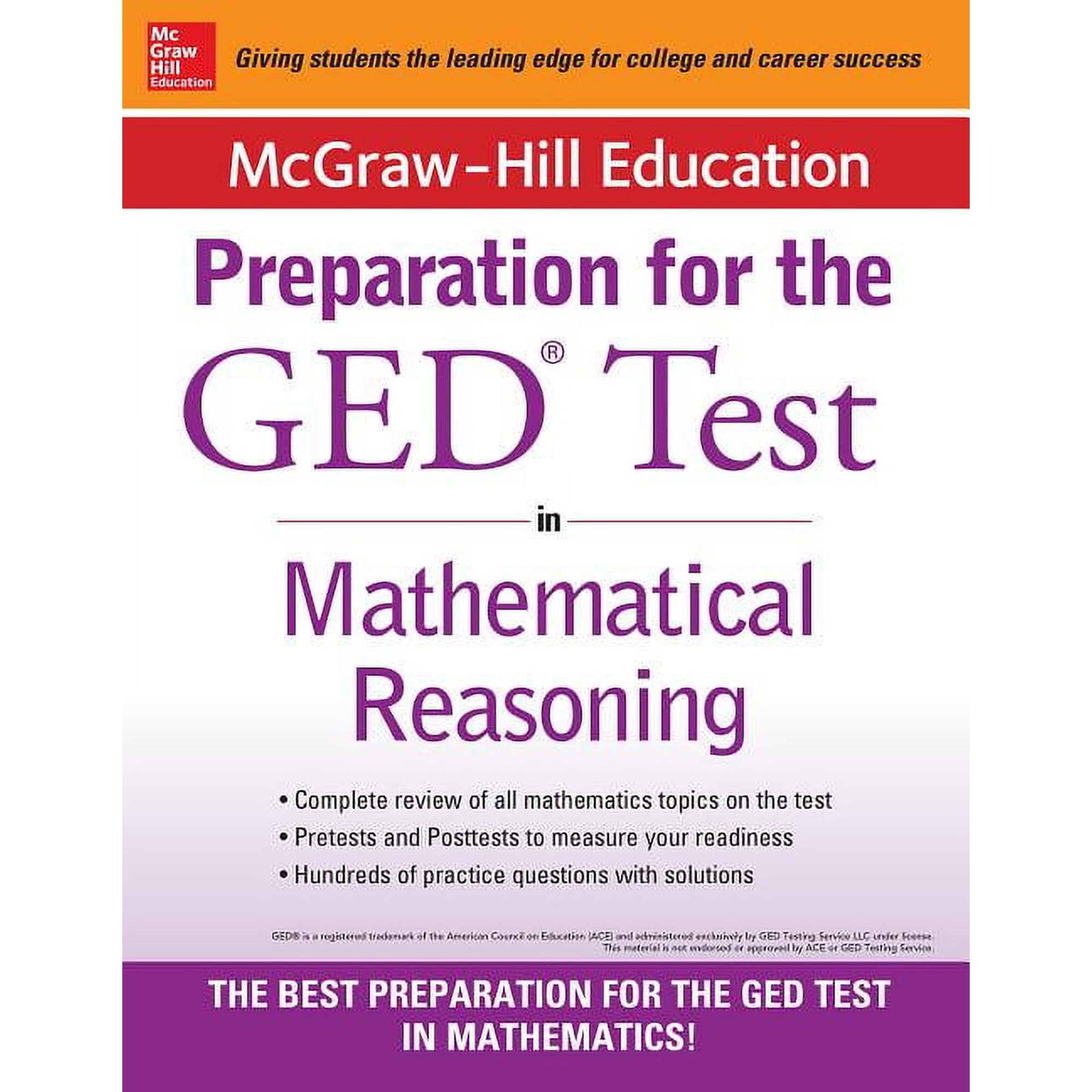 McGraw-Hill Education Strategies for the GED Test in Mathematical Reasoning, (Paperback)
