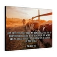 thumbnail image 4 of Scripture Walls And Ye Shall Go Forth Malachi 4:2 Bible Verse Canvas Christian Wall Art Ready to Hang Unframed, 4 of 9