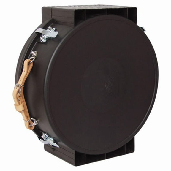 Black Western Cowboy Horse Tack Rattler Rope Can