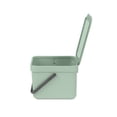 thumbnail image 4 of Bote de basura Brabantia Sort & Go Food de 6 litros, color verde jade con asa, 4 of 9