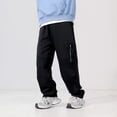 thumbnail image 5 of FYDUU Boys Pants Elastic Waist Casual Straight Leg Trousers with Zipper Pockets for Kids Relaxed Fit Sweatpants Fall Athletic Joggers Leisure Pants 11-12 Years, 5 of 9