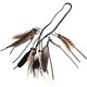 thumbnail image 4 of Delicada diadema de plumas, exquisita y elegante diadema bohemia, 4 of 8